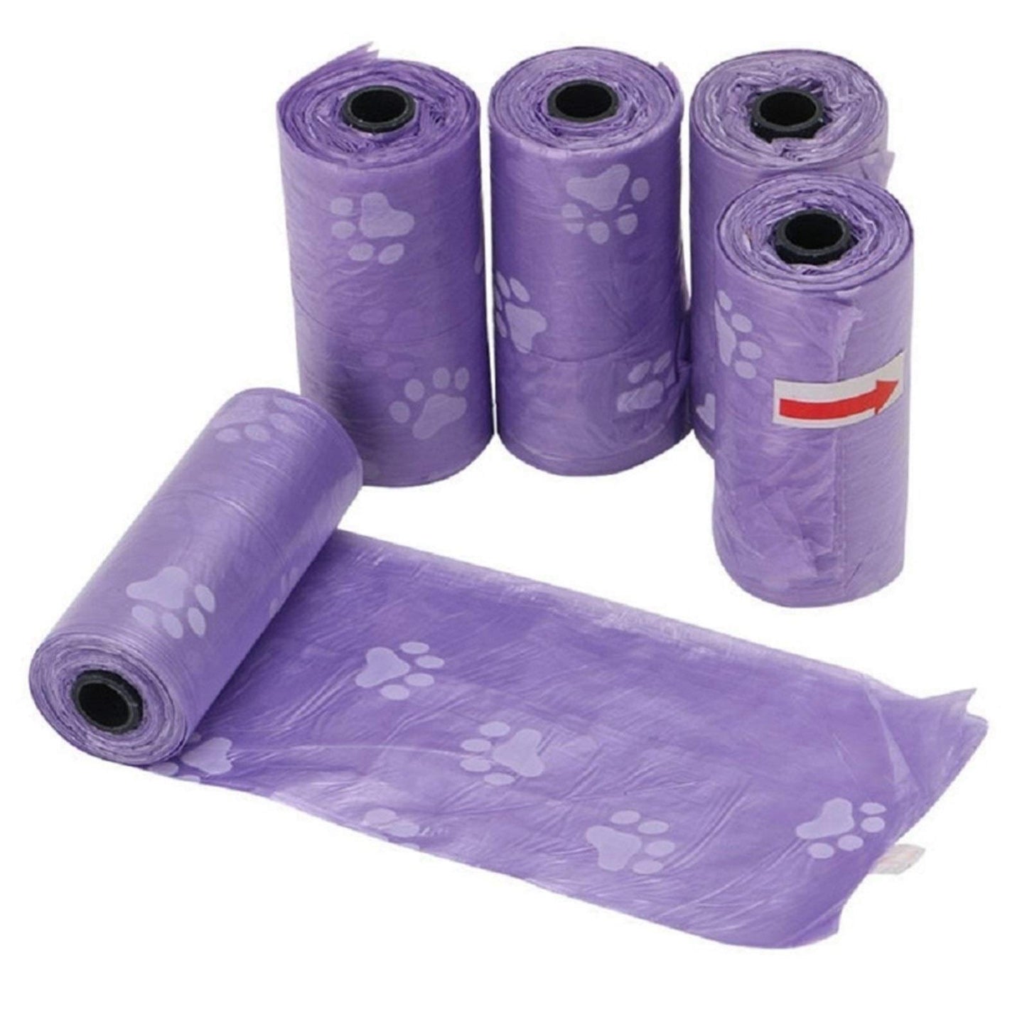 Rolls of dog bags