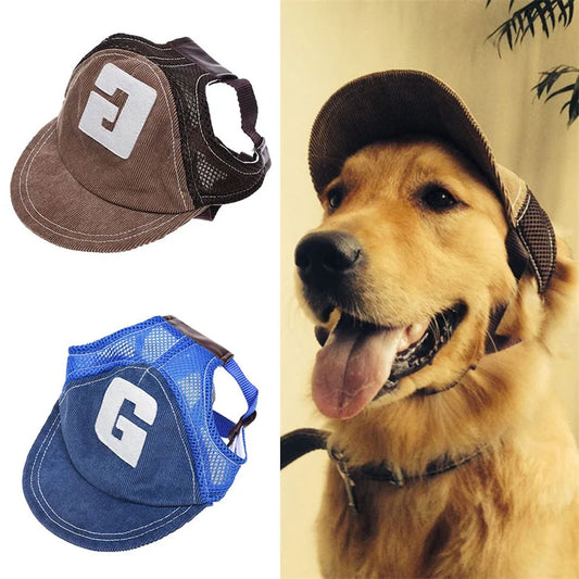 Gorra/jockey de protección solar para mascotas